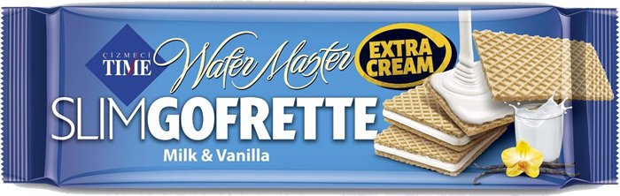 Wafer Master Slim Gofrette Milk & Vanilla (32GR) - Aytac Foods