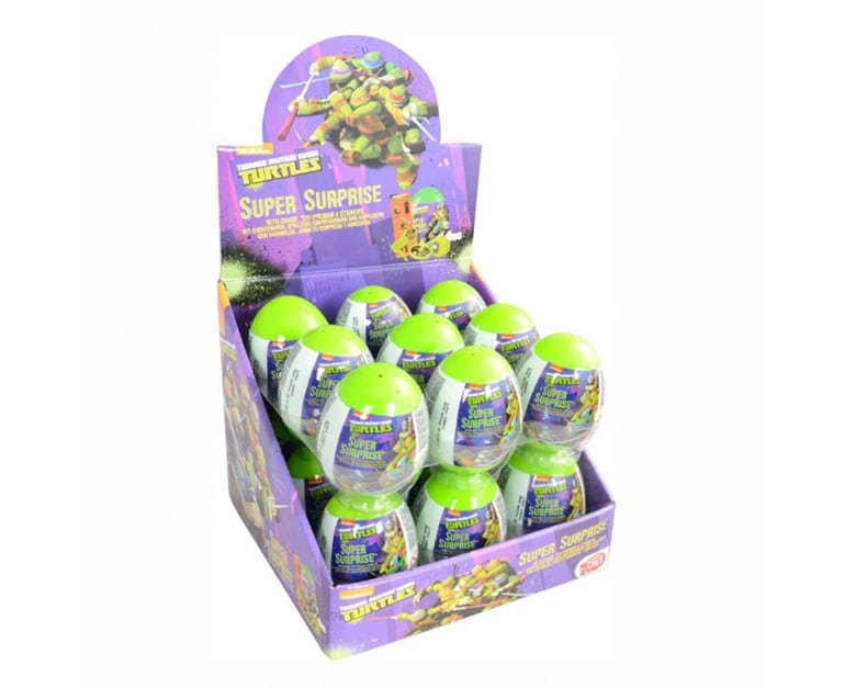 What Next -Ninja Turtles Super Surprise Egg 10G*18Pcs - Aytac Foods