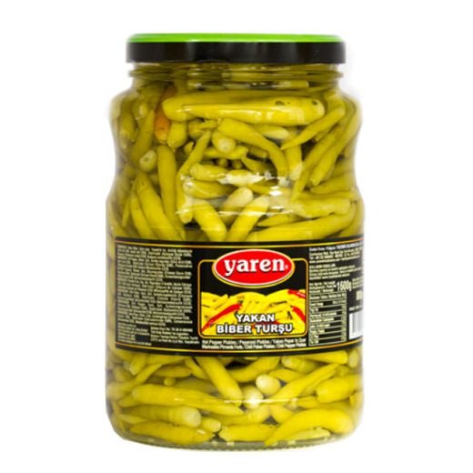 Yaren Extra Hot Pepper Pickles (700G) - Aytac Foods