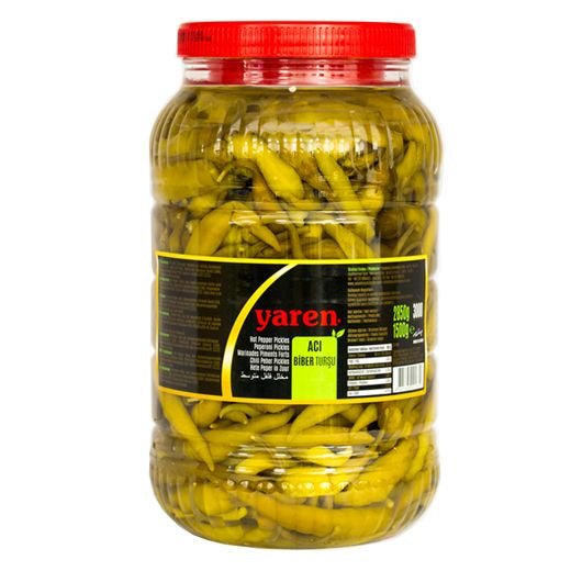 Yaren Hot Pepper Pickles (3KG) - Aytac Foods