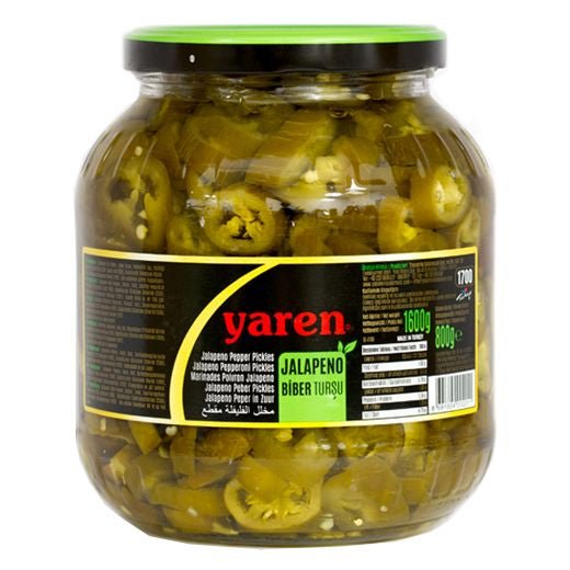 Yaren Jalapeno Pepper Slice Pickle (700G) - Aytac Foods