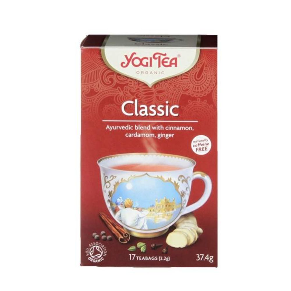 Yogi Tea Organic Classic Chai Cinnamon Spice (17 Tea Bags) - Aytac Foods