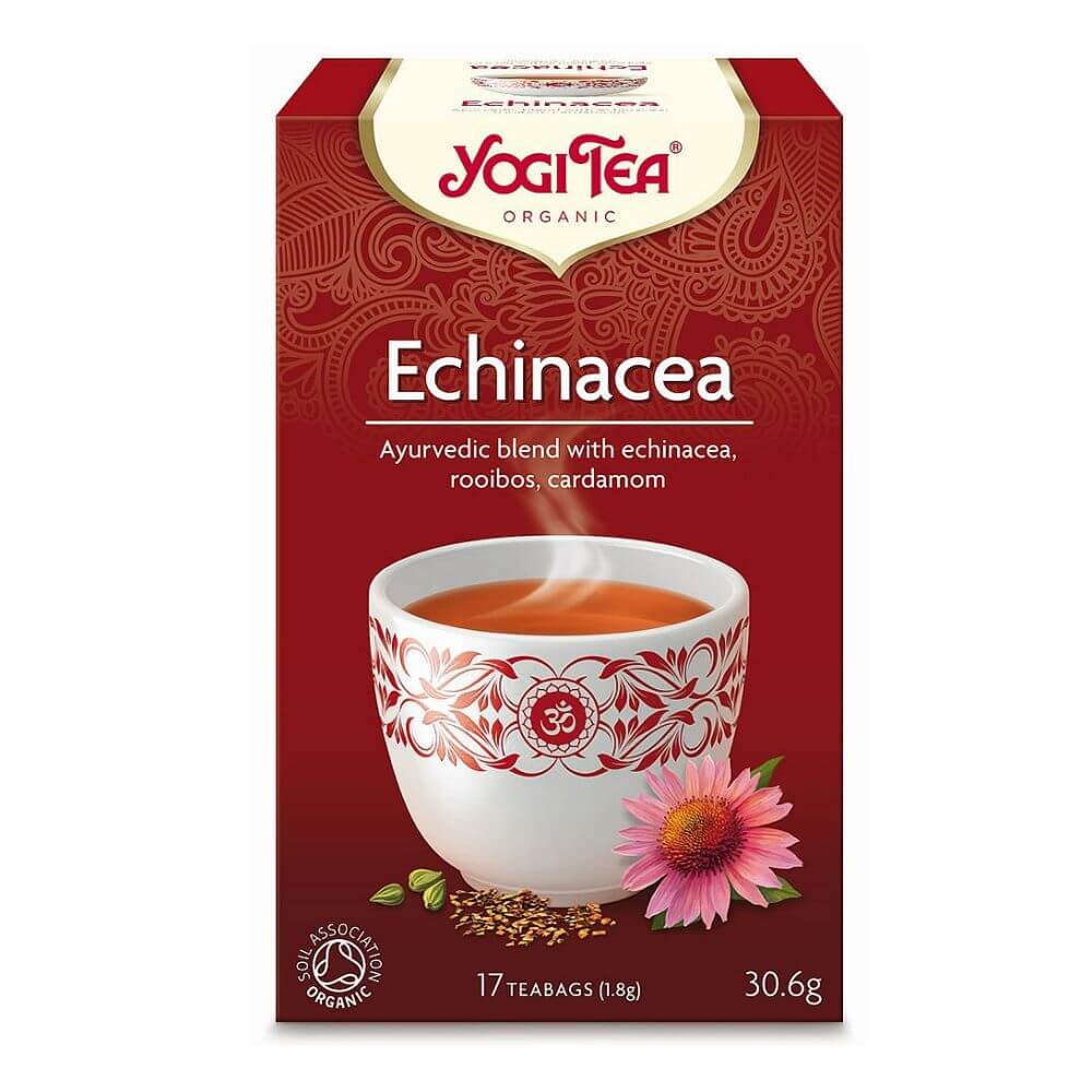 Yogi Tea Organic Echinacea Tea (17 Tea Bags) - Aytac Foods