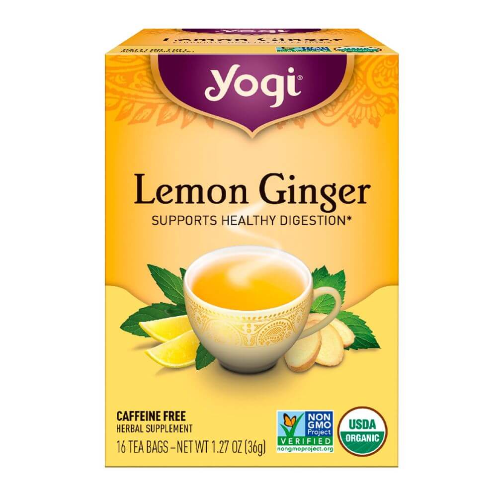 Yogi Tea Organic Ginger Lemon Tea (17 Tea Bags) - Aytac Foods