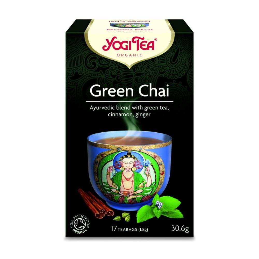 Yogi Tea Organic Green Chai Tea (17 Tea Bags) - Aytac Foods