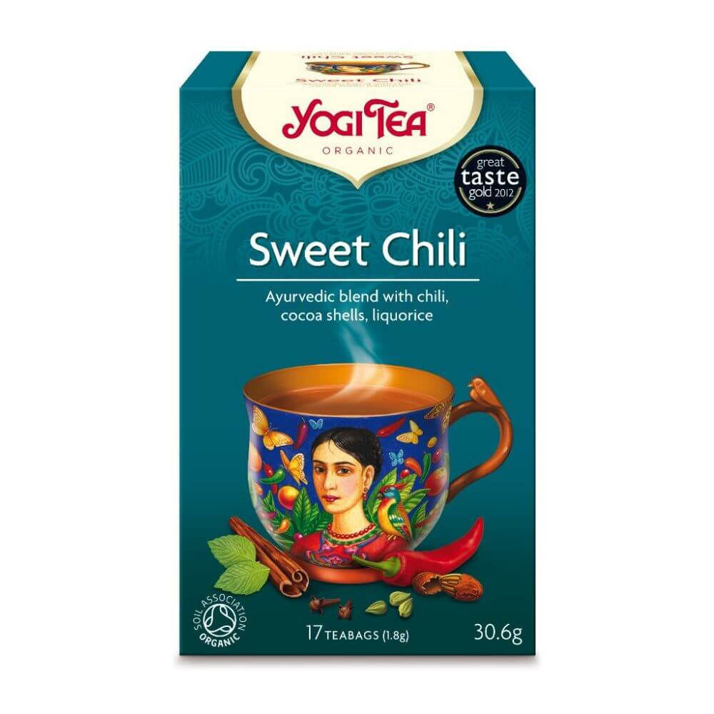 Yogi Tea Organic Sweet Chilli (17 Tea Bags) - Aytac Foods