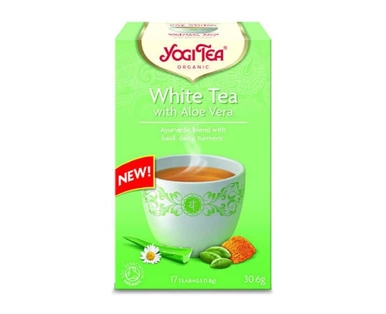 Yogi Tea Organic White Tea With Aloe Vera (17 Tea Bags) - Aytac Foods
