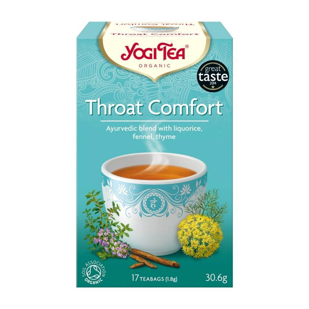 Yogi Tea Throat Comfort Organic Tea (17 Tea Bags) - Aytac Foods