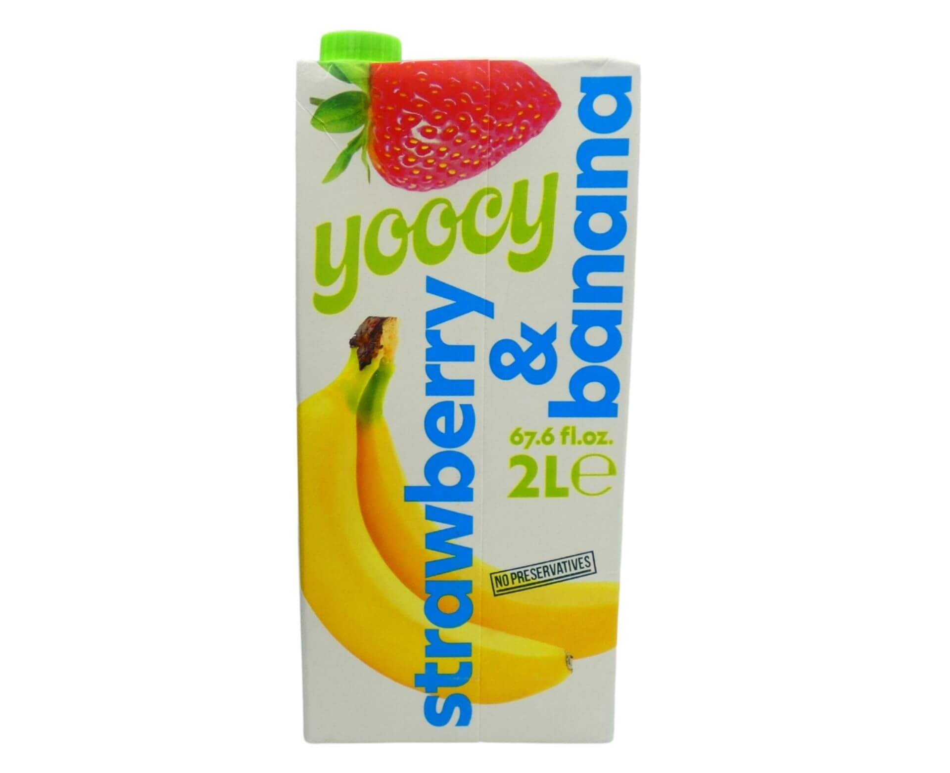 Yoocy Strawberry &amp; Banana Fruit Drink (2 lt) - Aytac Foods