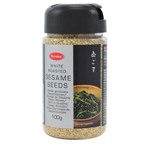Yutaka Roasted White Sesame Seeds - 100Gr - Aytac Foods