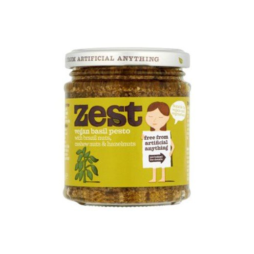 Zest Vegan Basil Pesto - 165Gr - Aytac Foods