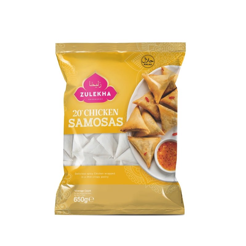 Zulekha Chicken Samosa (650G) - Aytac Foods