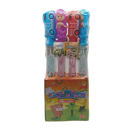 Jm Toys Candy Princess & Fire Truck Bubble Stick (5g X 12 pcs) product image