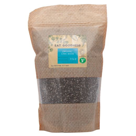 Eat Goodness Organic Chia Seeds - 1KG 