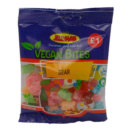 Jellyman Vegan Fizzy Bears (120GR)