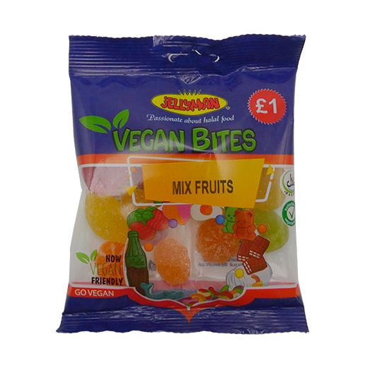 Jellyman Vegan Fizzy Mix Fruits (120GR)