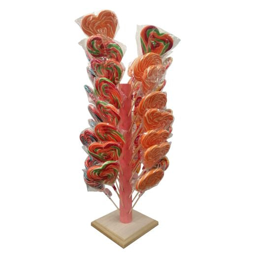 Jellyman Candy Fox Lollipop With Wooden Stand - Sugar Mix (80GR X 48PCS)