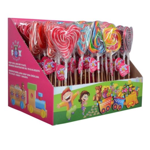 Jellyman Candy Fox Lollipop (Mix Shape) (30GRX48PCS)