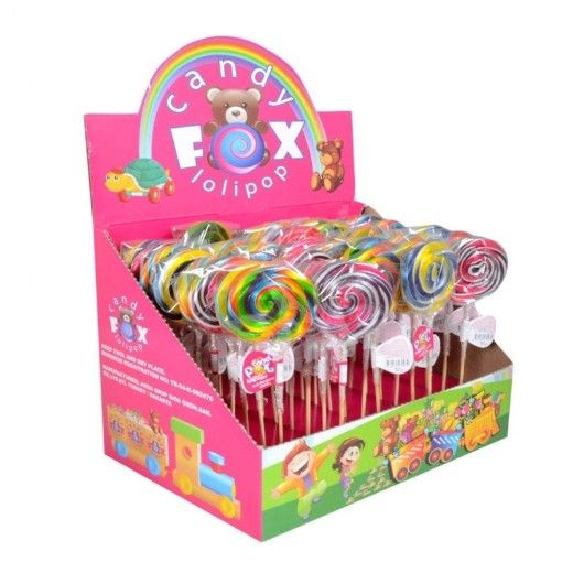 Jellyman Candy Fox Lollipop (Round) (30GRX48PCS)