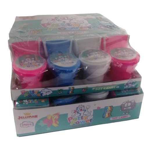 Jellyman Potty Power With Lollipop-Sour Powder (10GR X 24PCS)