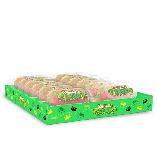 Relkon Yammiez Sour Hot Dog Mallow (50GRX12PCS)