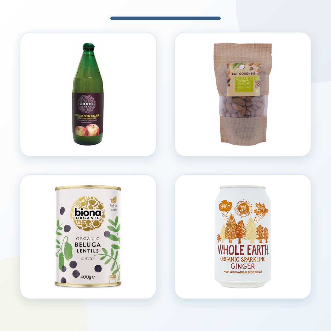 Organic Kitchen Essentials Bundle – 4 Healthy Everyday Favourites product bundle