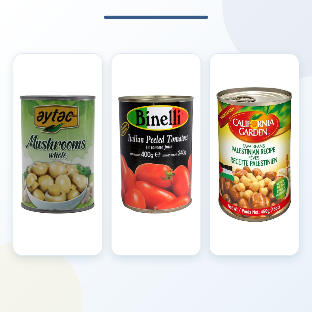 Aytac & California Garden Cooking Bundle – Mushrooms, Tomatoes & Foul Beans product bundle