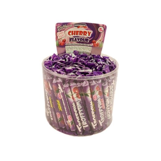 Jm Troffyum Sourcherry Soft Candy Stick (120 Pcs) (800GR)