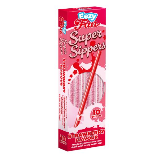 Jellyman Strawberry Super Sippers Straw