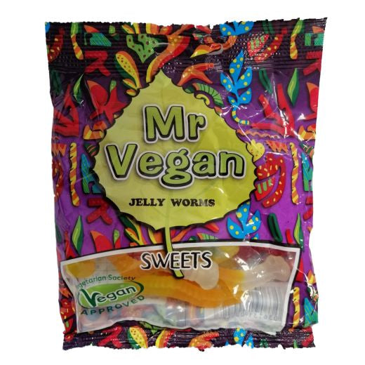 Mr Vegan Jelly Worms (120GR)