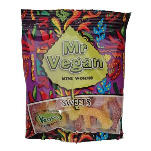 Mr Vegan Sour Worms (140GR)