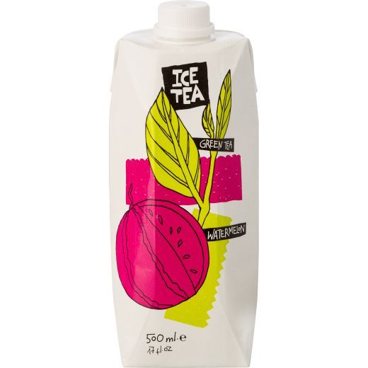 Fresh Ice Tea Green Tea & Watermelon (500ML)