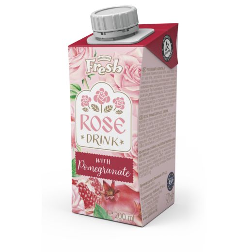 Fresh Rose Drink With Pomegranate (200ML)