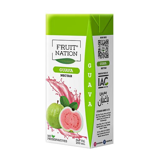 Fruit Nation Guava Nectar 200Ml