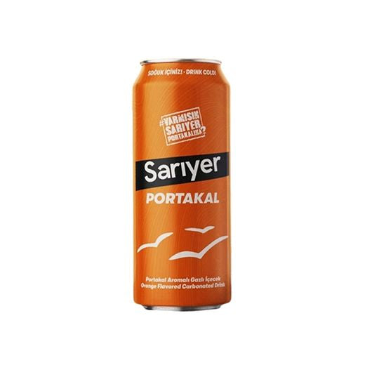 Sariyer orange flavoured carbonated drink 330ml can