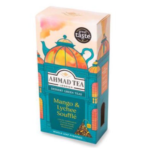 Expired Ahmad Tea  Pyramid Tb Mango & Lychee Souffle [1546] (15BAGS)