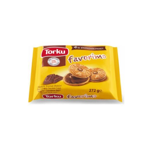 Torku Favorimo Biscuit With Chocolate Cream [Family Pack] (61GRX4PCS)