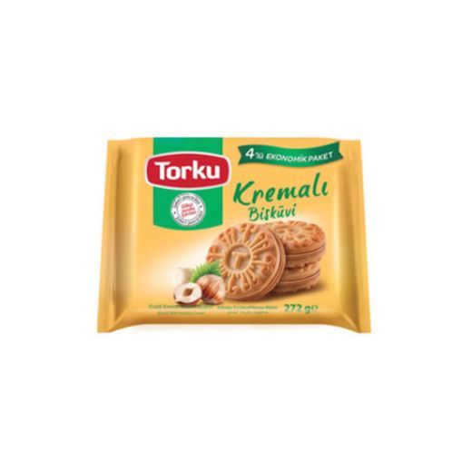 Torku Biscuit With Hazelnut Cream [Family Pack] (61GRX4PCS)