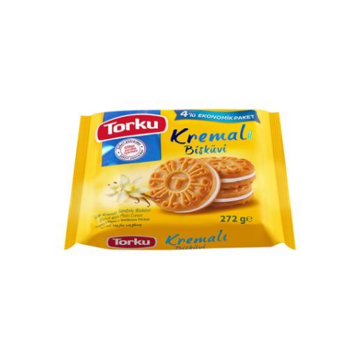 Torku Biscuit With Plain Cream [Family Pack] (61GRX4PCS)