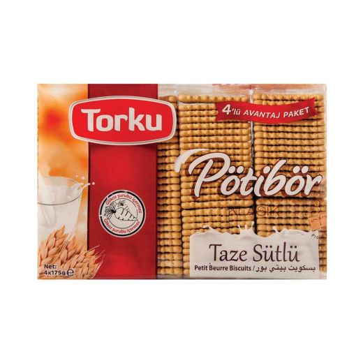 Torku Petit Beurre Biscuit [700 Gr] [Family Pack] (175GRX4PCS)