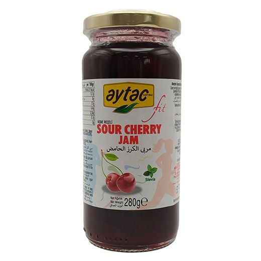 AYTAC STEVIA FIT SOUR CHERRY JAM (280 gr)