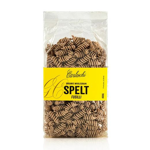 Carleschi Organic Wholegrain Spelt Fusilli 400G