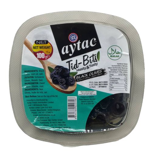 Aytac Olives Black Eco (100G)