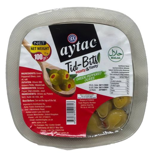 Aytac Olives Green Pepper (100G)