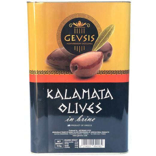 Gevsis Kalamata Olives 121-140 [Tin] (13KG)