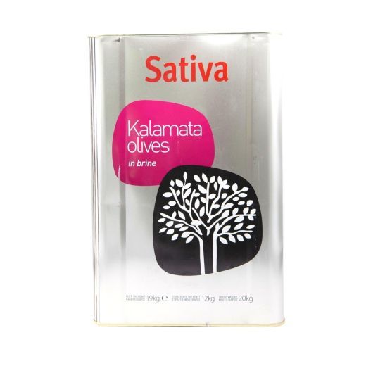 Gevsis Kalamata Olives 141-160 [Tin] [Sativa] (13KG)