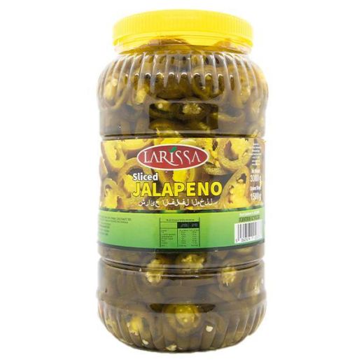 Larissa Sliced Jalapeno Pickles (3KG)
