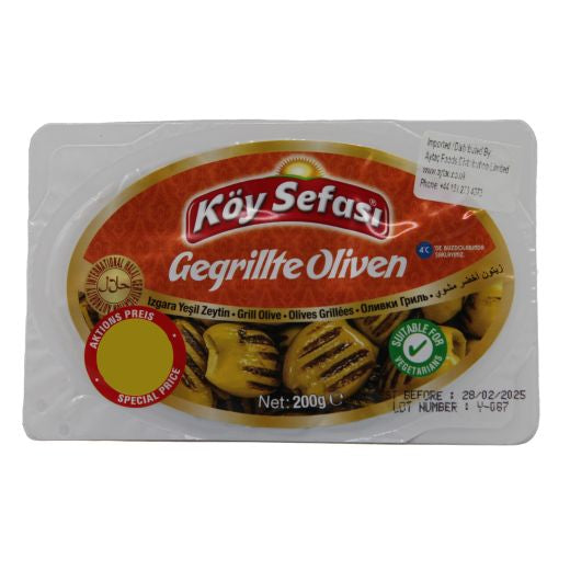 Koy Sefasi Green Olives Grilled [Vac Pack] (200g) product image