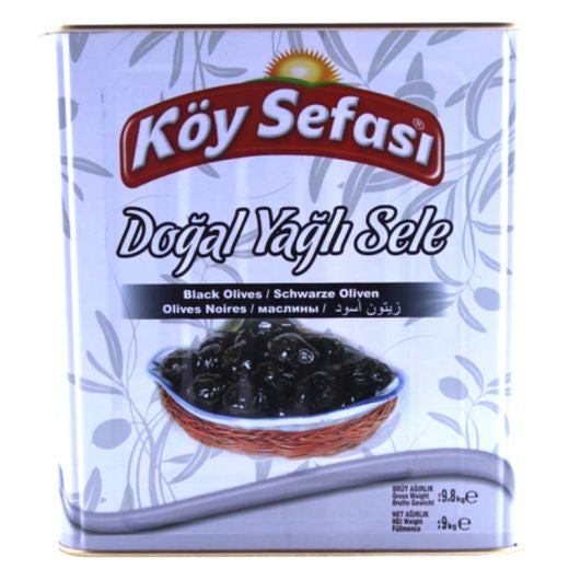 Koy Sefasi Black Olive Dogal Yagli Sele [Tin] (9KG)