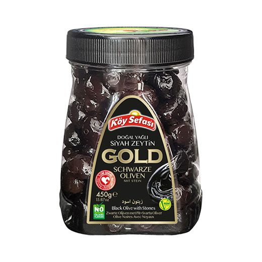 Koy Sefasi Black Olive Gemlik Yagli Sele Gold [PET] (450g) product image